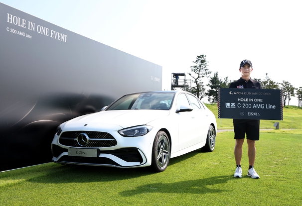 [KPGA 군산CC 오픈] 3R. 박현서, 17H에서 홀인원… ‘벤츠 C200 AMG 라인‘ 차량 부상