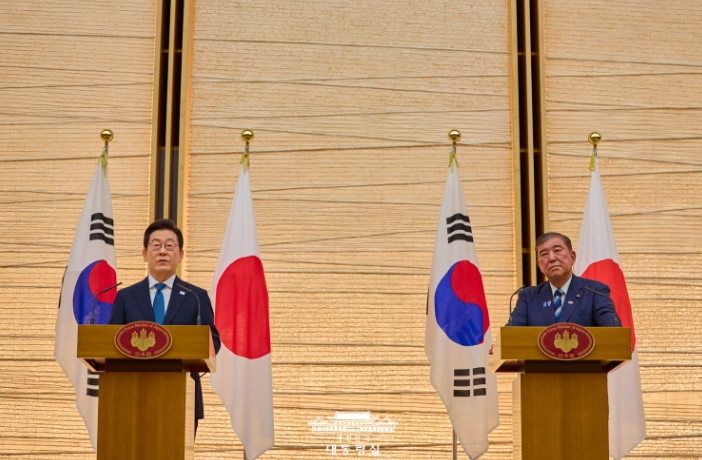 한·일 정상회담 결과 공동언론발표