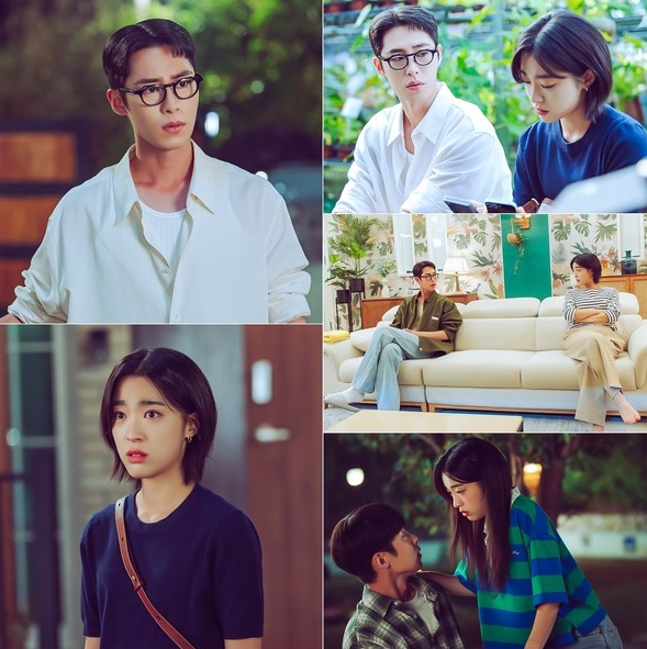 '마지막 썸머' 이재욱-최성은, 두 사람의 찬란한 여름이 시작된다! 냉랭·설렘 오가는 투 샷 공개!