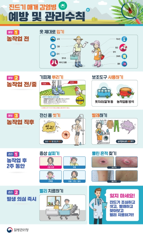 태백시, 봄철 ‘진드기 매개 감염병’예방 수칙 준수 당부