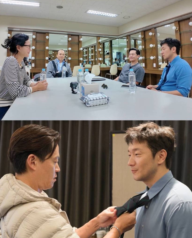 [SBS 비서진] 손석구X이서진, 넥타이 매주며 밀착 스킨십 포착…김광규 “둘이 사귀는 것 같다”