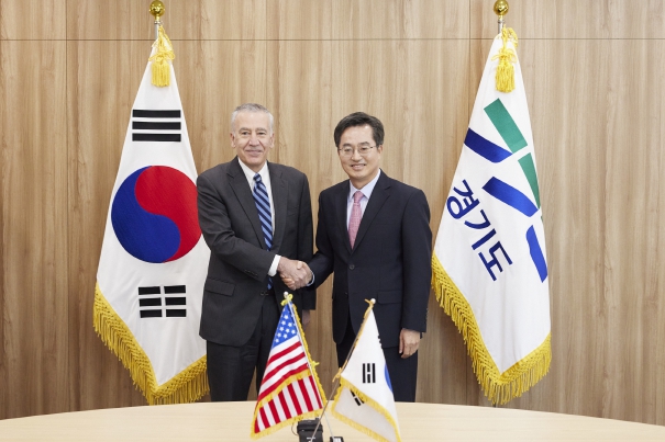 김동연 경기지사, 필립 골드버그 주한 美대사와 면담