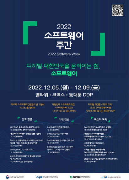 과학기술정보통신부, 2022 소프트웨어 주간 개최