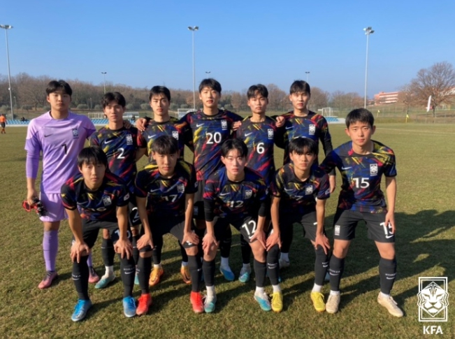 ‘친선대회 우승 확정’ U-17 대표팀, 덴마크에 패배