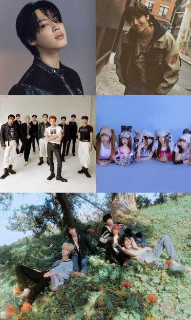 방탄소년단 제이홉·지민·이찬원, 'TMA 베스트 뮤직 - 봄' 사전 투표 TOP3 차지! 5월 1일까지 결선 투표 진행