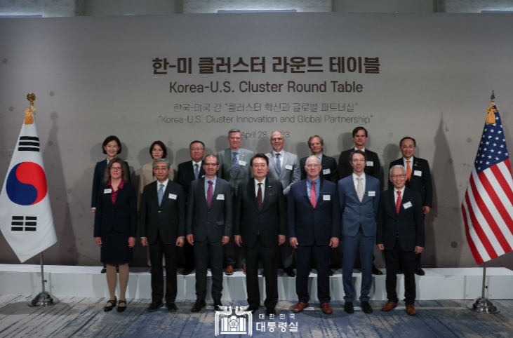 윤석열 대통령, '지구상 가장 혁신적인 1 스퀘어 마일'에서 한-미 첨단 클러스터 협력 논의