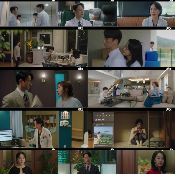 '닥터 차정숙' 엄정화 분노의 ‘폭풍 오열’, 김병철X명세빈 비밀 관계 알았다!