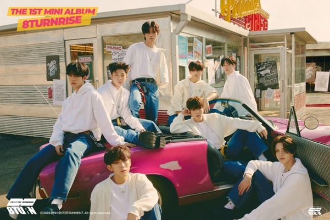 8TURN(에잇턴), 日 달군다! 데뷔 첫 'KCON JAPAN 2023' 출격…글로벌 루키 활약 예고