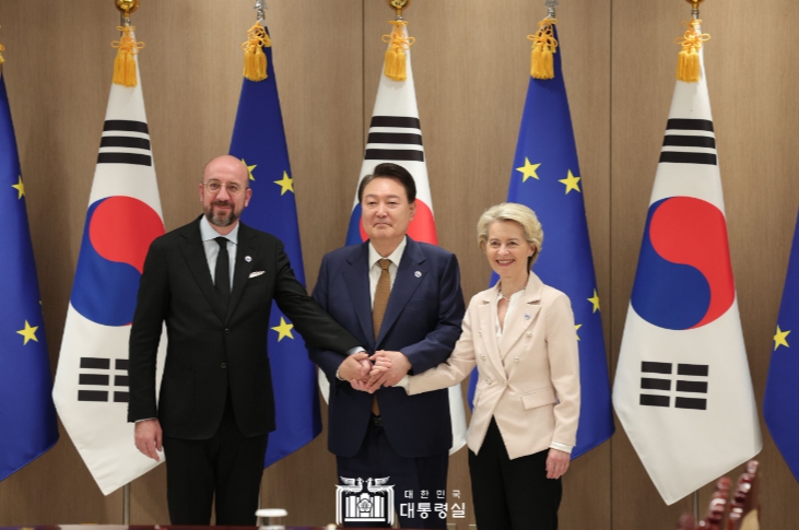 한-EU 정상, ‘그린·보건·디지털’ 3대 파트너십 강화 합의