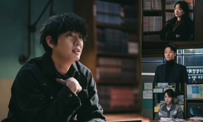 '이로운 사기' 천우희-김동욱의 속내를 꿰뚫어 보는 듯 예리한 윤박의 시선! 의도를 알 수 없는 묘한 행보에 서스펜스 고조!