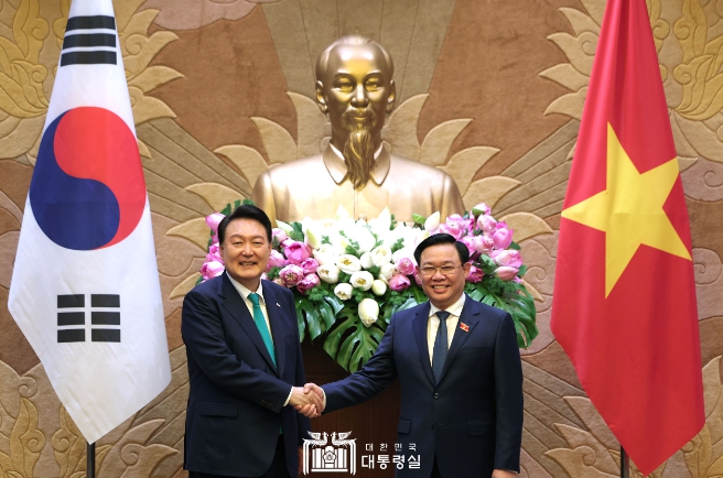 윤석열 대통령, 브엉 딩 후에 국회의장 면담