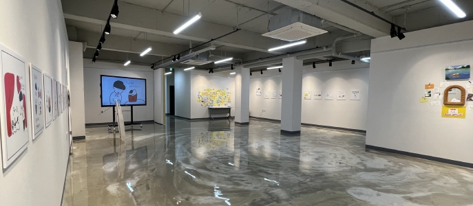 경북웹툰캠퍼스, ‘코큐보’ 작가 첫 개인전 '양?' 전시
