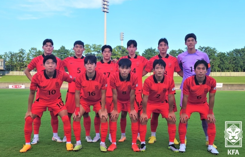 ‘강민성 결승골’ U-18 대표팀, 일본에 1-0 승