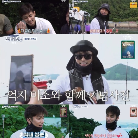 '도시어부 시즌5' 배우 성훈, 압도적 사이즈 대왕 King 문어 포획!