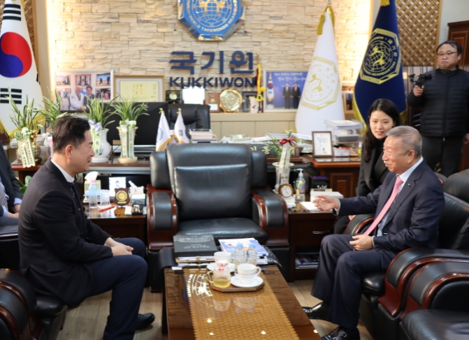 세르미앙 응 IOC 부위원장, 국기원 방문“태권도 발전 뜻 모아” 