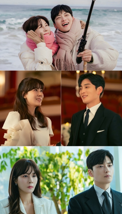 '멱살 한번 잡힙시다' 김하늘X장승조, 달달한 바닷가 데이트 포착! 워너비 부부 케미!
