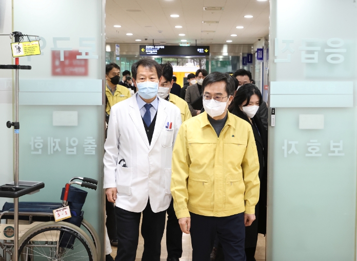 경기도, 비상진료 중인 경기도의료원에 재난관리기금 11억원 긴급 지원