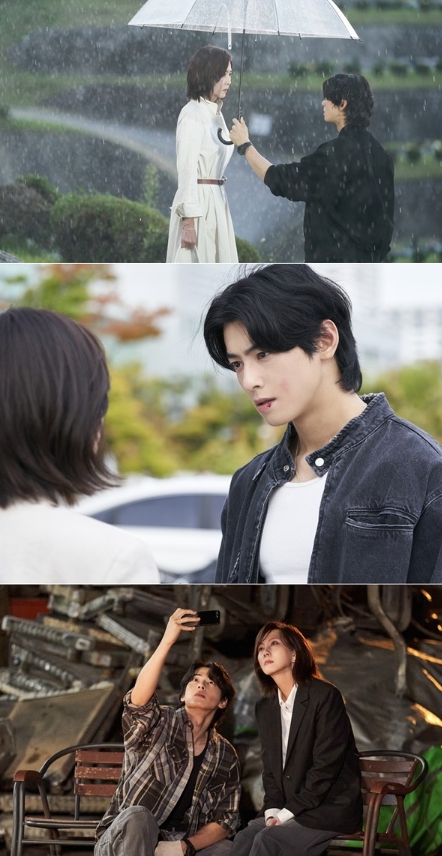 ‘원더풀 월드’ 김남주-차은우, 만날 때마다 텐션 폭발! 나이차 무색한 혐관X위로 케미!