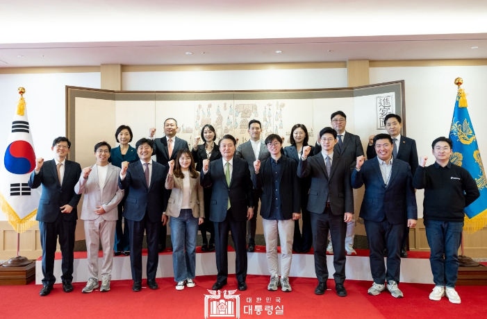 尹 대통령, 스타트업 청년과의 오찬