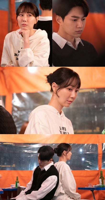 '함부로 대해줘' 김명수-이유영, 서로에게 살포시 기댄 등맞춤 포착!