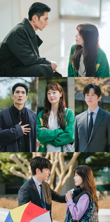 '놀아주는 여자' 엄태구-권율, 미니 언니 한선화를 향한 열혈 팬심 폭발!