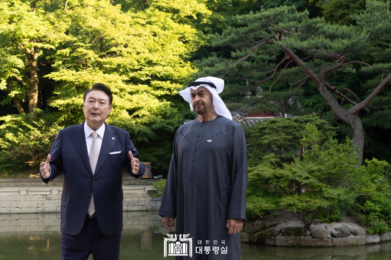 '모하메드'아랍에미리트연합국(UAE) 대통령 취임 이후 첫 국빈 방한