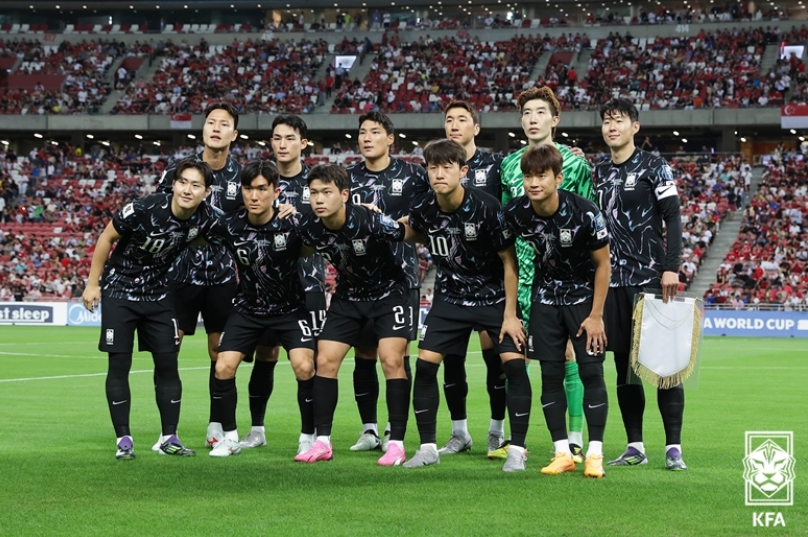 ‘손흥민 멀티골’ 한국, 싱가포르에 7-0 승... 11일 중국전