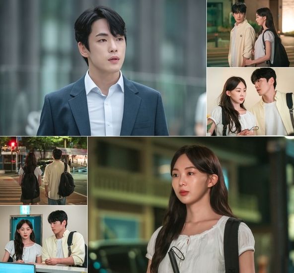 '다리미 패밀리' 김정현X금새록, 횡단보도에서 시작된 인연! ‘강림 케미’ 담은 첫 스틸 공개!