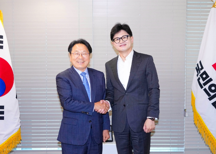 강기정 광주시장, 한동훈 국민의힘 대표 면담