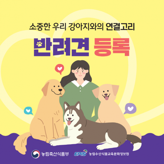 "반려견 등록 9월 30일까지 자진신고하면 과태료 면제"