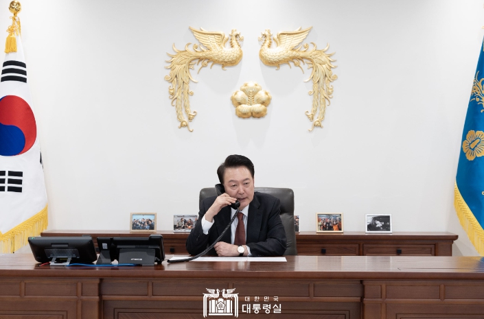 尹 대통령, 이시바 일본 신임 총리와 통화