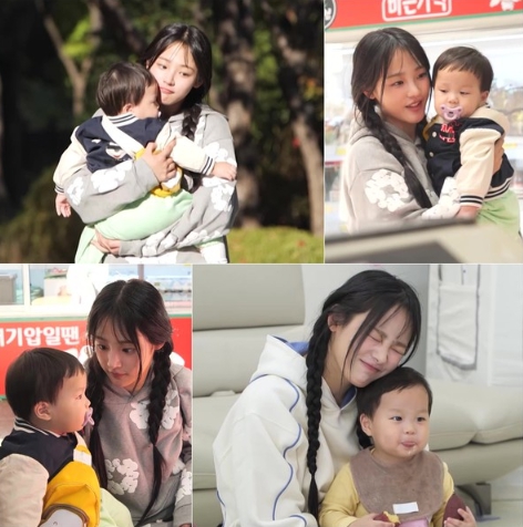 ‘슈돌’ 정우, ‘뉴진스’ 민지 누나 껌딱지 됐다! 민지 옆 찰싹 붙어 애정 공세!
