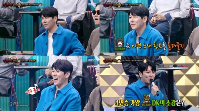 ‘복면가왕’ DK(디셈버), 재미 더한 리액션부터 판정 활약까지 ‘4연승 가왕’ 위엄