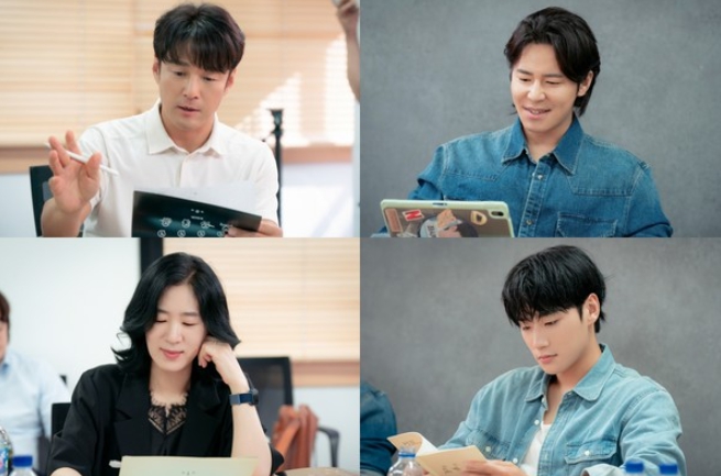 '킥킥킥킥' 지진희-이규형-백지원-이민재, 첫 만남부터 ‘빵’ 터지는 티키타카! 대본리딩 현장 최초 공개!