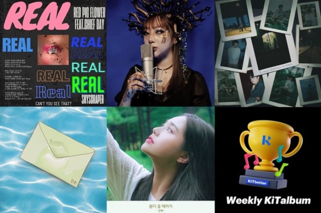 가수 Red Pig Flower∙아이리스킴∙Dante Park∙찬온∙은혜, 12월 3주 차 위클리 키트앨범 TOP5 선정!