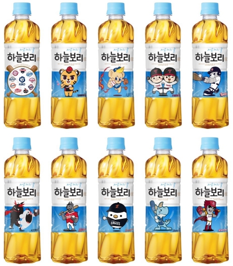 KBO, 웅진식품과 손 잡고 ‘하늘보리 KBO 에디션’ 출시