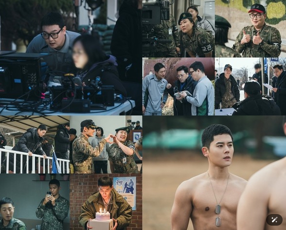 '신병3' 웃음도, 케미도 싹쓰리! '신병즈' 비하인드컷 공개